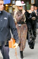 LADY GAGA Out in Thanksgiving Day in New York 11/24/2016