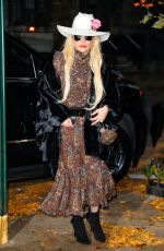 LADY GAGA Out on Thanksgiving Day in New York 11/24/2016