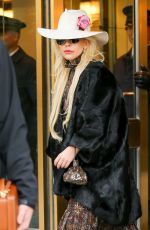 LADY GAGA Out on Thanksgiving Day in New York 11/24/2016