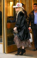 LADY GAGA Out on Thanksgiving Day in New York 11/24/2016