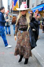 LADY GAGA Out on Thanksgiving Day in New York 11/24/2016