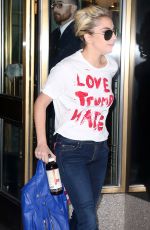 LADY GAGA Out Sporting a 