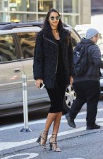 LAIS RIBEIRO Arrives at Victoria’s Secret Fashion Show Fittings in New York 10/31/2016