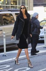LAIS RIBEIRO Arrives at Victoria’s Secret Fashion Show Fittings in New York 10/31/2016