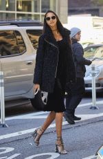 LAIS RIBEIRO Arrives at Victoria’s Secret Fashion Show Fittings in New York 10/31/2016