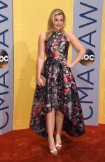 LAUREN ALAINA at 50th Annual CMA Awards in Nashville 11/02/2016