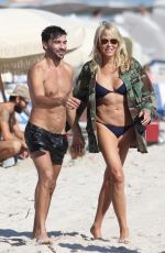 LAUREN FOSTER in Bikini on the Beach in Miami 11/20/2016
