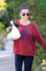 LEA MICHELE Out and About in Los Angeles 11/23/2016