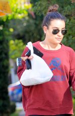 LEA MICHELE Out and About in Los Angeles 11/23/2016