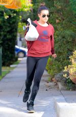 LEA MICHELE Out and About in Los Angeles 11/23/2016