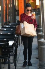 LEA MICHELE Out for Lunch in Beverly Hills 11/21/2016