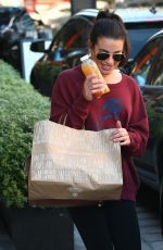 LEA MICHELE Out for Lunch in Beverly Hills 11/21/2016