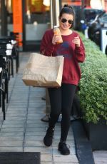 LEA MICHELE Out for Lunch in Beverly Hills 11/21/2016