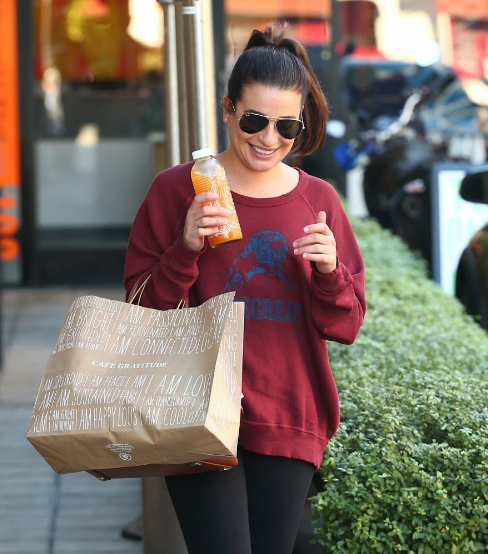 LEA MICHELE Out for Lunch in Beverly Hills 11/21/2016 – HawtCelebs
