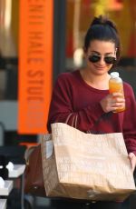 LEA MICHELE Out for Lunch in Beverly Hills 11/21/2016