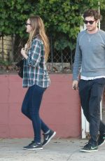 LEIGHTON MEESTER and ADAM BRODY Out for Breakfast in Silverlake 10/31/2016