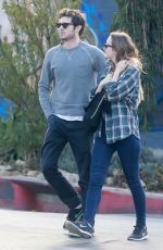 LEIGHTON MEESTER and ADAM BRODY Out for Breakfast in Silverlake 10/31/2016