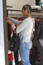 LEONA LEWIS Shopping at Intermix in Beverly Hills 11/22/2016