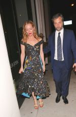 LESLIE MANN at Catch LA in West Hollywood 11/11/2016