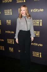 LESLIE MANN at HFPA & Instyle’s Celebration of Golden Globe Awards Season in Los Angeles 11/10/2016
