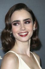 LILY COLLINS at 20th Annual Hollywood Film Awards in Beverly Hills 11/06/2016