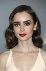 LILY COLLINS at 20th Annual Hollywood Film Awards in Beverly Hills 11/06/2016