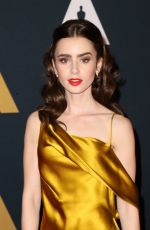 LILY COLLINS at AMPAS’ 8th Annual Governors Awards in Hollywood 11/12/2016