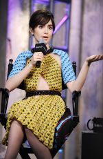 LILY COLLINS at AOL Build Speaker Series in New York 11/15/2016
