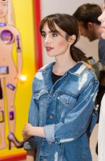 LILY COLLINS at Beau Dunn