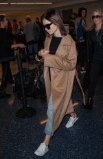 LILY COLLINS at Los Angeles International Airport 10/31/2016