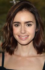 LILY COLLINS at Lunch in Honor of Rules Do Not Apply in New York 11/03/2016