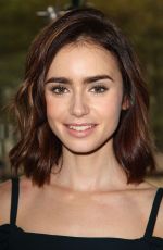 LILY COLLINS at Lunch in Honor of Rules Do Not Apply in New York 11/03/2016