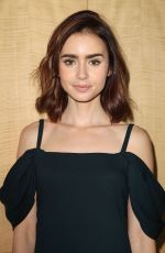 LILY COLLINS at Lunch in Honor of Rules Do Not Apply in New York 11/03/2016