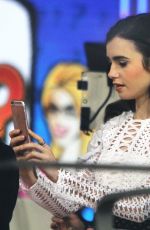 LILY COLLINS at Today Show in New York 11/16/2016