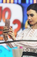 LILY COLLINS at Today Show in New York 11/16/2016