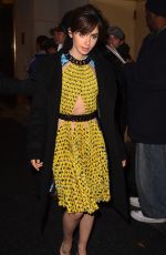 LILY COLLINS Leaves AOL Studios in New York 11/15/2016