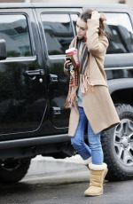 LILY COLLINS Out and About in Los Angeles 11/26/2016