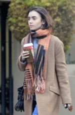 LILY COLLINS Out and About in Los Angeles 11/26/2016