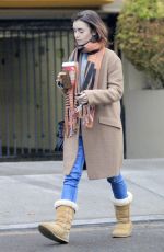 LILY COLLINS Out and About in Los Angeles 11/26/2016