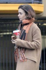 LILY COLLINS Out and About in Los Angeles 11/26/2016