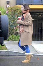 LILY COLLINS Out and About in Los Angeles 11/26/2016