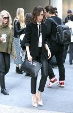 LILY COLLINS Out and About in New York 11/02/2016