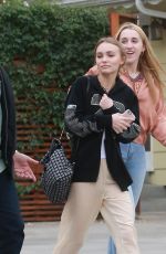 LILY-ROSE DEPP Out for Lunch with Friends in Studio City 11/26/2016