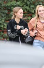 LILY-ROSE DEPP Out for Lunch with Friends in Studio City 11/26/2016