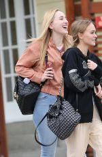 LILY-ROSE DEPP Out for Lunch with Friends in Studio City 11/26/2016
