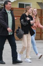 LILY-ROSE DEPP Out for Lunch with Friends in Studio City 11/26/2016