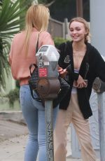 LILY-ROSE DEPP Out for Lunch with Friends in Studio City 11/26/2016