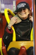 LINDSAY LOHAN at Winter Wonderland in Hyde Park in London 11/20/2016