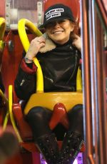 LINDSAY LOHAN at Winter Wonderland in Hyde Park in London 11/20/2016