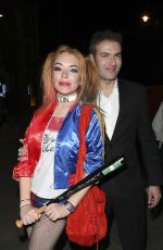 LINDSAY LOHAN Leaves Albert